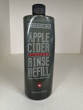 BEEKMAN 1802 Apple Cider Vinegar Hair Rinse Goat Milk Enriched 16oz Refill New